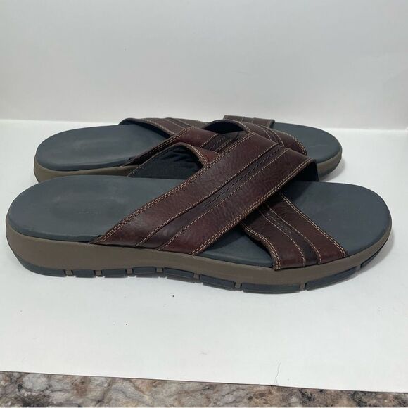 Clarks Brown Cushion Casual Walking Sandals main image 6